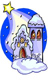 2019 Daily Planner Snow Covered Winter Church 384 Pages