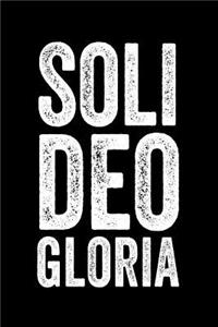 Soli Deo Gloria