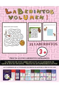 Prácticas con laberintos imprimibles (Laberintos - Volumen 1)