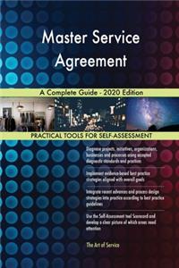 Master Service Agreement A Complete Guide - 2020 Edition