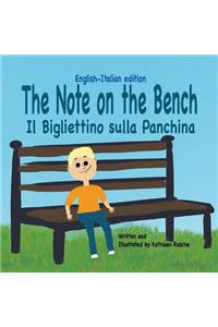 The Note on the Bench - English/Italian edition