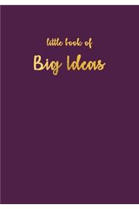 Little Book of Big Ideas, Sketchbook Mulberry, Sketchbook 200 Pages: Softcover Blank Journal, Diary, Chic and Stylish Notebook, Sketchbook, Personal Diary for School.