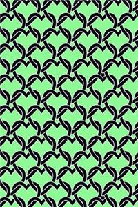 Journal Notebook Chained Hearts Pattern 15