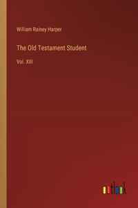 The Old Testament Student