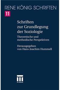 Schriften Zur Grundlegung Der Soziologie