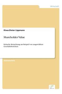 Shareholder Value