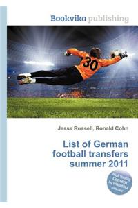 List of German Football Transfers Summer 2011