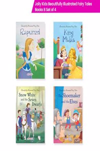 Jolly Kids Beautifully Illustrated Fairy Tales Books B Set of 4 For Kids Ages 3-8 Years| Magical Gift Stories Book [Paperback] Jolly Kids