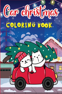 Car Christmas Coloring Book