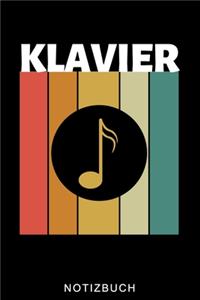 Klavier Notizbuch