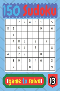 150 Sudoko game to solve