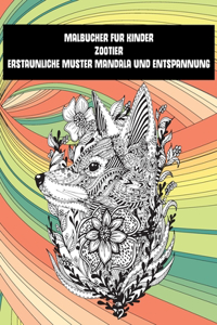 Malbücher für Kinder - Erstaunliche Muster Mandala und Entspannung - Zootier