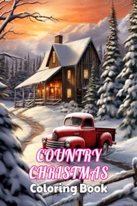 Country Christmas Coloring Book