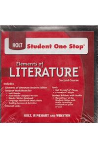 Holt Elements of Literature: Student One Stop DVD-ROM Second Course 2009