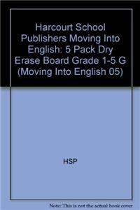Harcourt School Publishers Moving Into English: 5 Pack Dry Erase Board Grade 1-5 G
