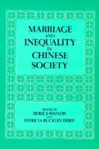 Marriage and Inequality in Chinese Society