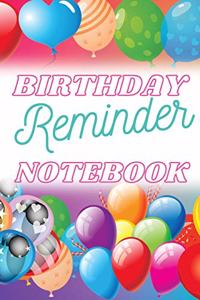 Birthday Reminder Notebook