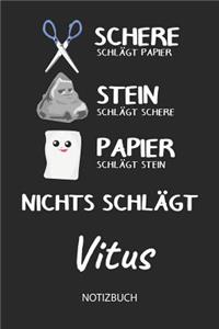 Nichts schlägt - Vitus - Notizbuch