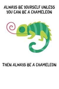 Always Be Yourself Unless You Can Be A Chameleon Then Always Be A Chameleon