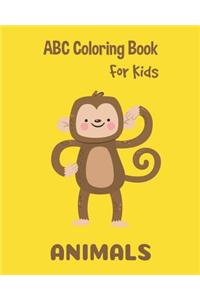 Animals ABC Coloring Book For Kids