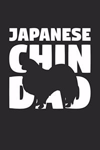 Japanese Chin Notebook 'Japanese Chin Dad' - Gift for Dog Lovers - Japanese Chin Journal