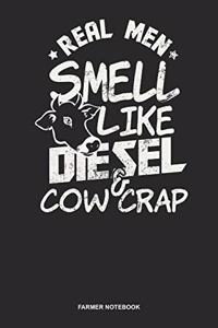 Farmer Notebook: Dotted Log Book For Ranch Owner And Agriculture Lover: Dairy Farmer Journal Diesel And Cow Crap Gift