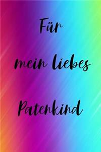 Für mein liebes Patenkind