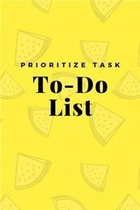 To-Do List Prioritize Task