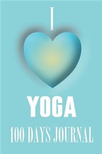 I Heart Yoga 100 Days Journal