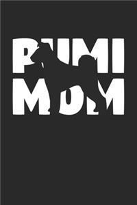 Pumi Journal - Pumi Notebook 'Pumi Mom' - Gift for Dog Lovers