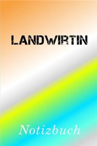 Landwirtin Notizbuch