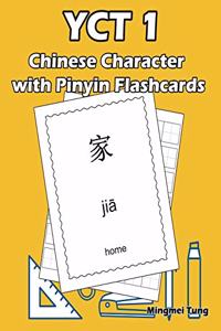 YCT 1 Chinese Character with Pinyin Flashcards