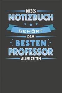 Dieses Notizbuch Gehört Dem Besten Professor Aller Zeiten