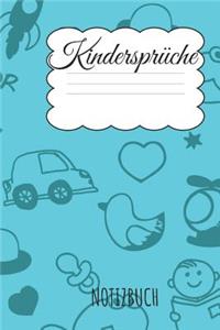 Kindersprüche Notizbuch