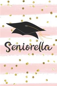 Seniorella: Graduation gift idea perfect for any high school or college graduate! Create a graduation advice book or gift them a blank lined journal!