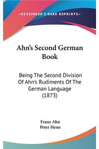 Ahn's Second German Book