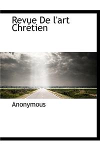 Revue de L'Art Chr Tien