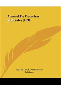 Arancel De Derechos Judiciales (1831)