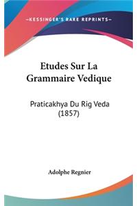 Etudes Sur La Grammaire Vedique