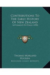 Contributions To The Early History Of New Zealand