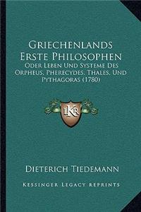 Griechenlands Erste Philosophen