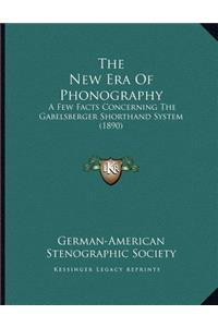 New Era Of Phonography