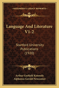 Language And Literature V1-2