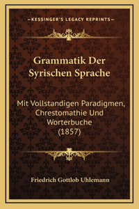 Grammatik Der Syrischen Sprache