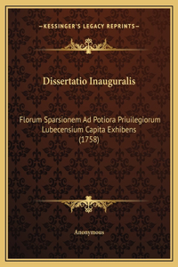 Dissertatio Inauguralis