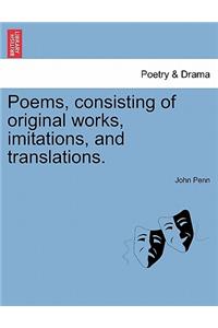 Poems, consisting of original works, imitations, and translations.