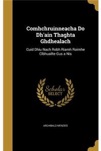 Comhchruinneacha Do Dh'ain Thaghta Ghdhealach