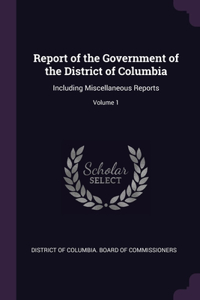 Report of the Government of the District of Columbia