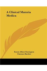 Clinical Materia Medica