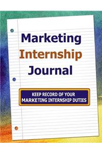 Marketing Internship Journal